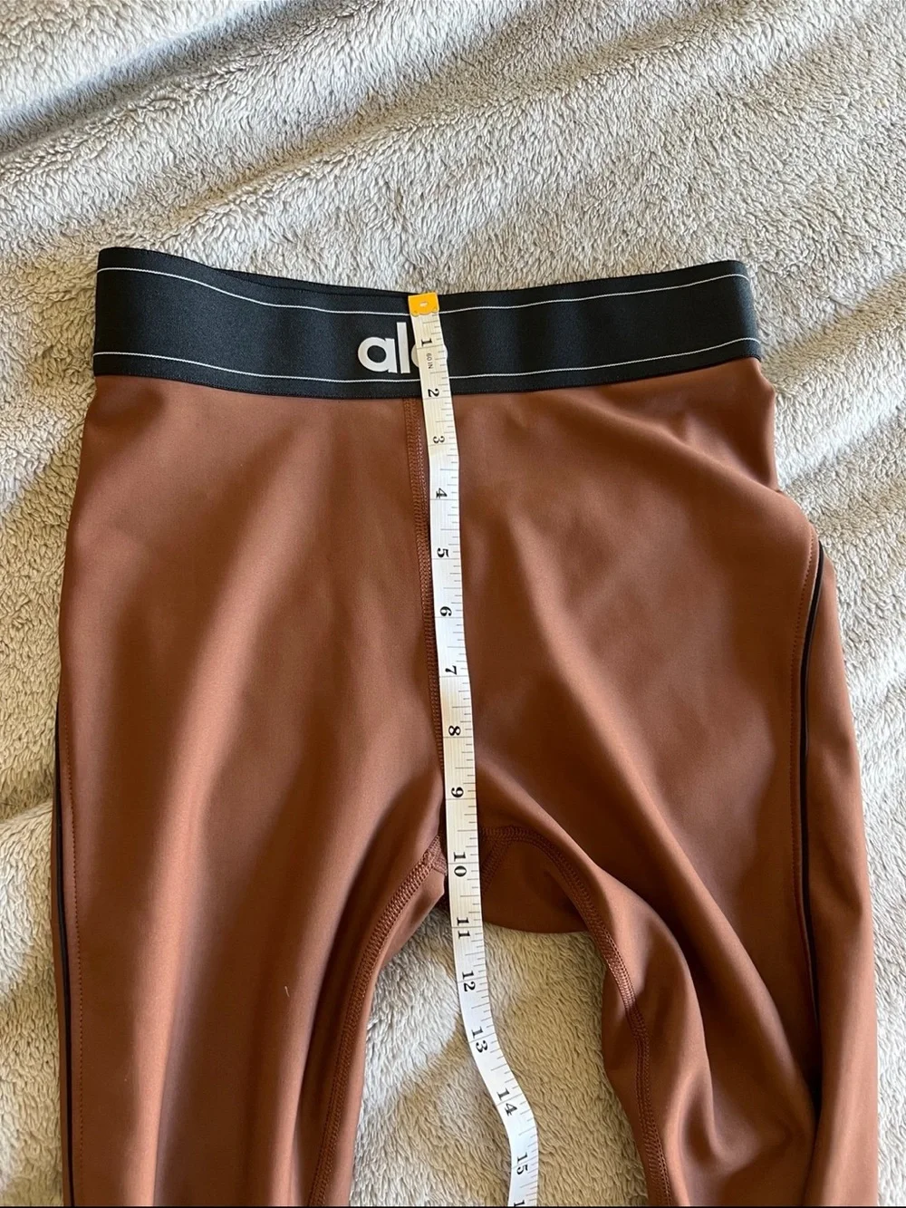 Alo Yoga Airlift Rust Brown High Waisted Leggings XS